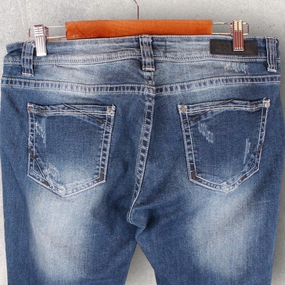 ROCK AND ROLL Cowgirl Rival Low Rise Jeans Women's Size 31 = 12 - Picture 6 of 12